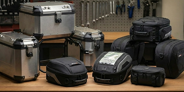 MC-väskor och touringutrustning