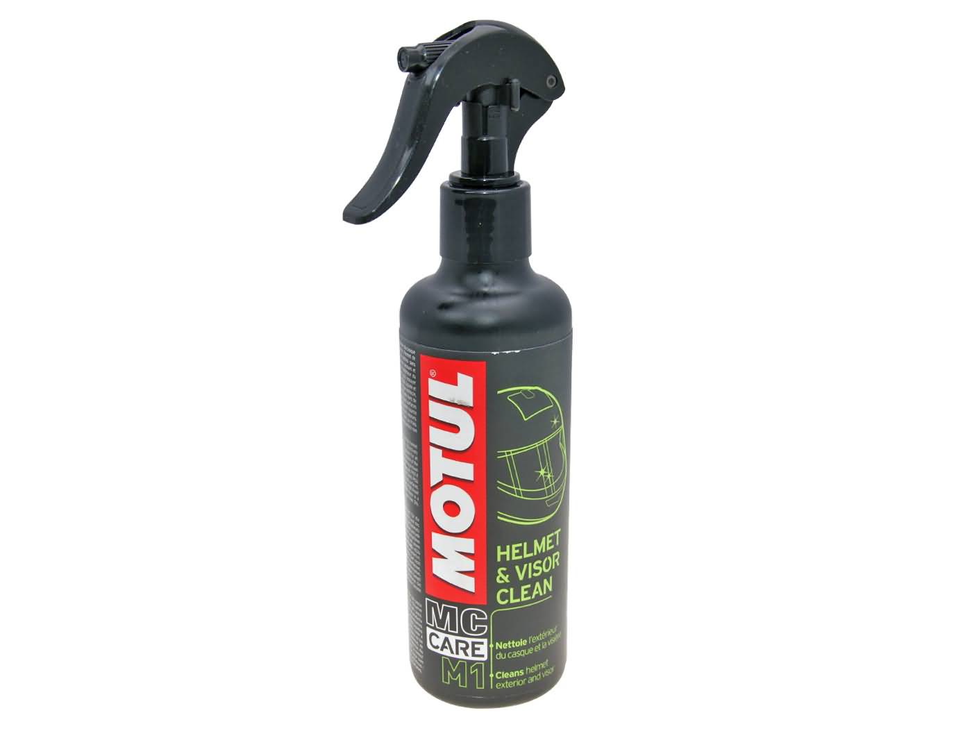 Hjälm & visirrengöring, MOTUL HELMET & VISOR CLEAN M1, 250ml - Kastberga MC
