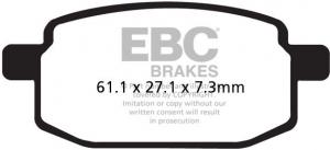 Bromsbelägg, EBC SFAC169 (SCOOTER) - Kastberga MC