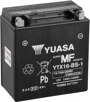 Batteri, YUASA YTX16-BS-1 - Kastberga MC