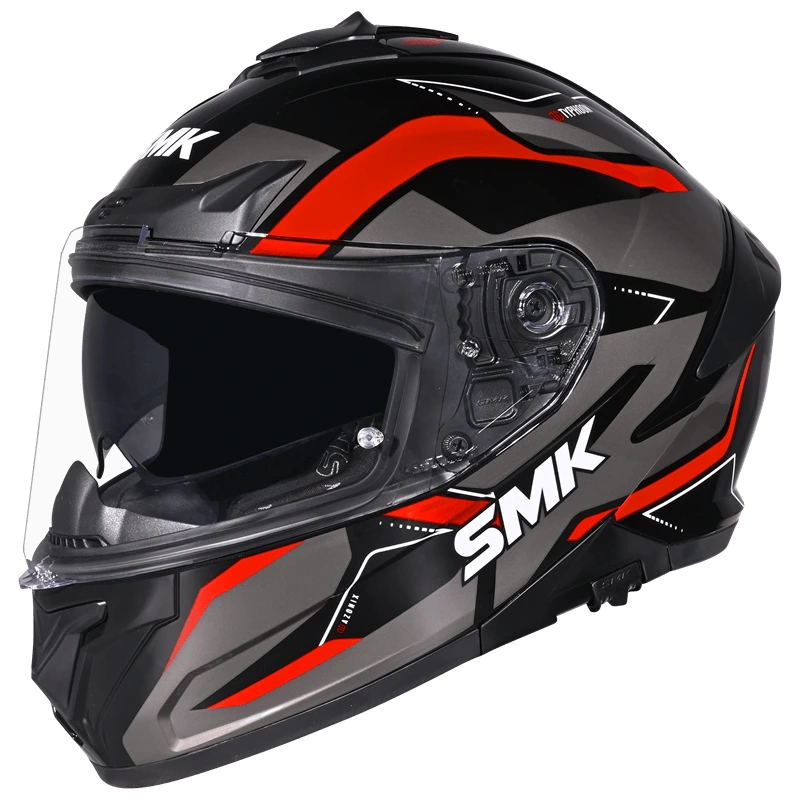 Hjälm, SMK TYPHOON AZONIX L Svart - Kastberga MC