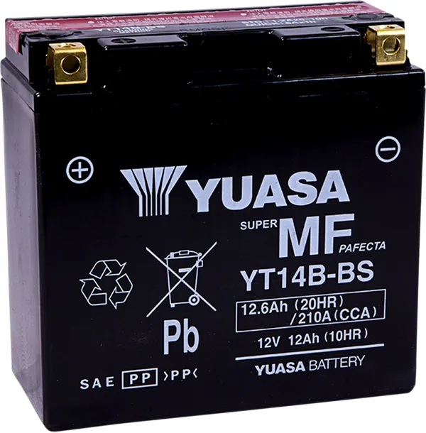 Batteri, YUASA YT14B-BS - Kastberga MC
