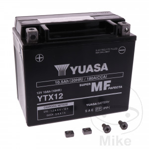 Batteri, YUASA YTX12 - Kastberga MC